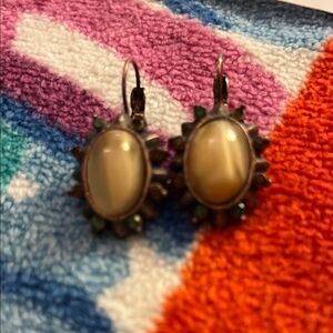 Elegant Cream Earrings